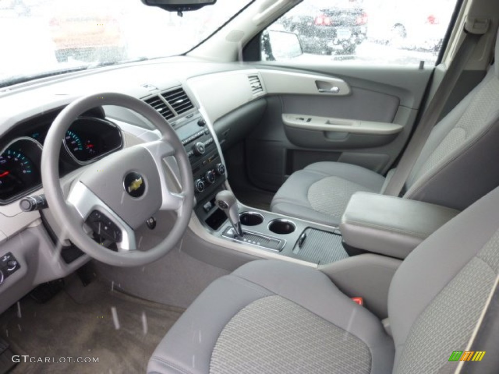 Dark Gray/Light Gray Interior 2009 Chevrolet Traverse LS AWD Photo #76793455