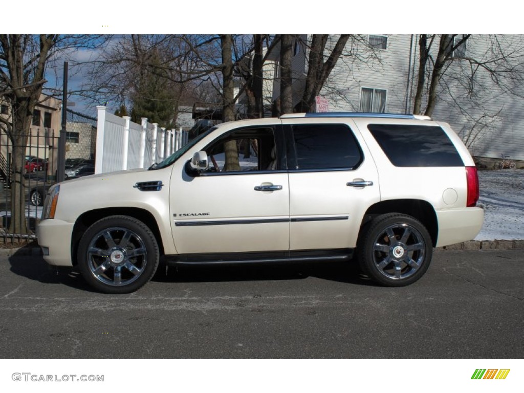 White Diamond 2009 Cadillac Escalade AWD Exterior Photo #76793579