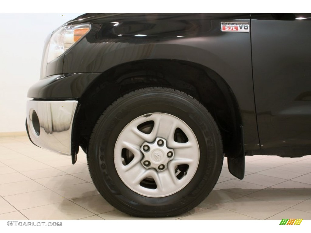 2010 Tundra Double Cab 4x4 - Black / Black photo #16