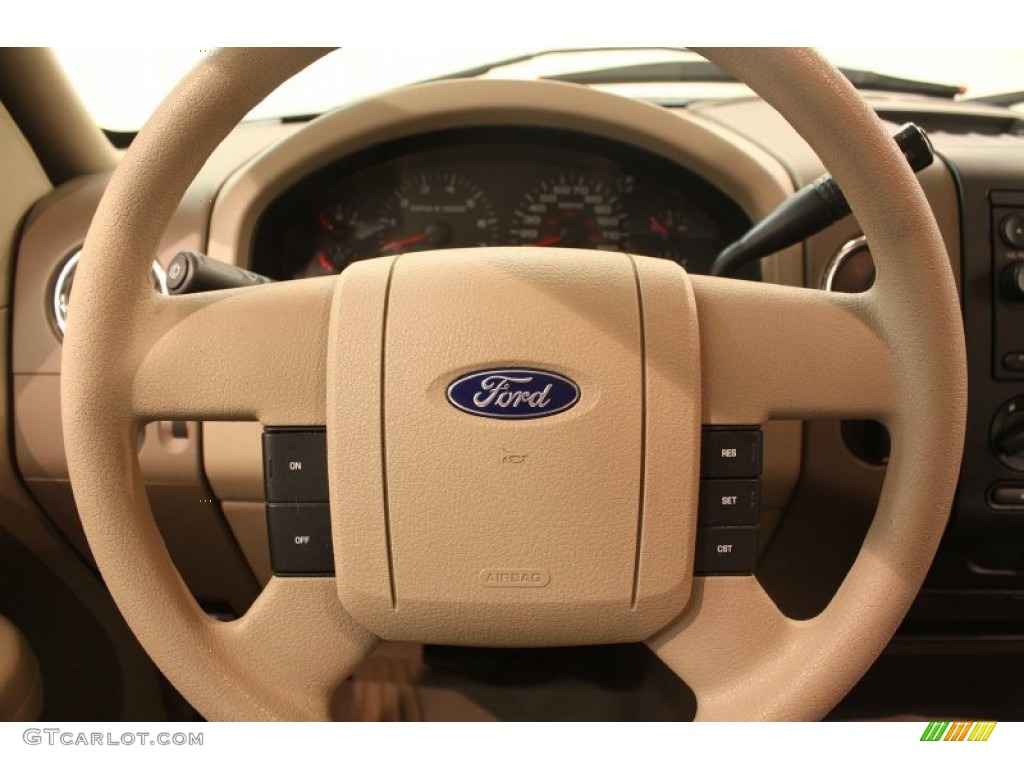 2004 F150 XLT SuperCrew 4x4 - Aspen Green Metallic / Tan photo #6