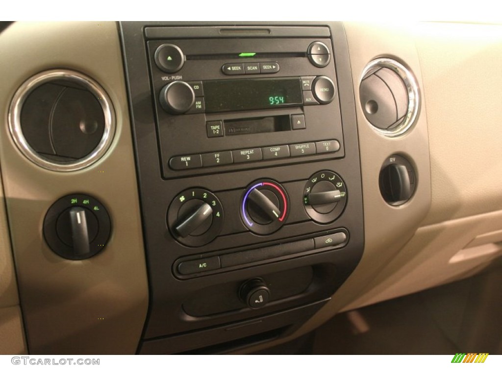 2004 F150 XLT SuperCrew 4x4 - Aspen Green Metallic / Tan photo #8