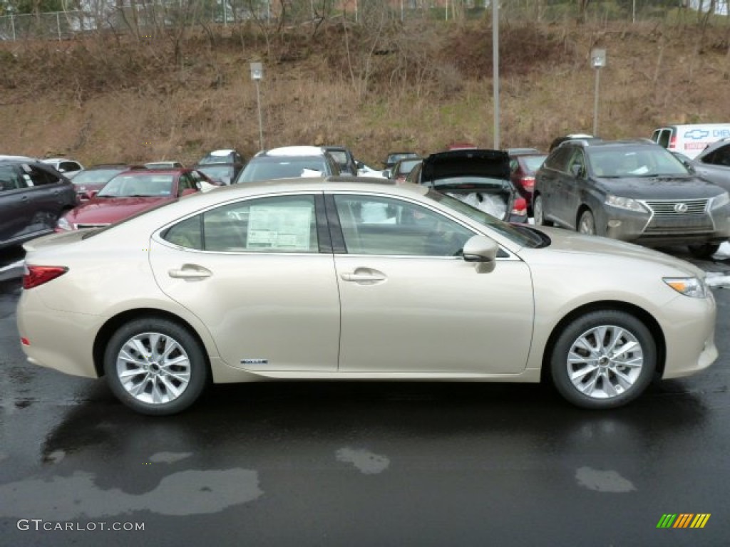 Satin Cashmere Metallic 2013 Lexus ES 300h Hybrid Exterior Photo #76795392