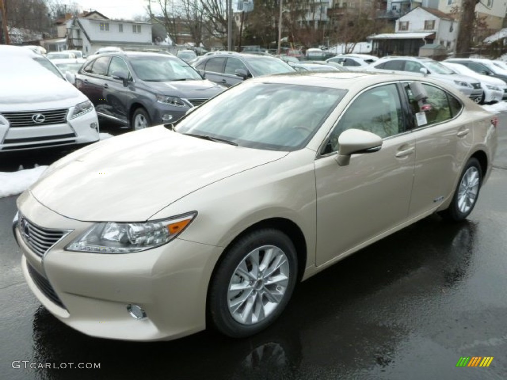 Satin Cashmere Metallic 2013 Lexus ES 300h Hybrid Exterior Photo #76795451