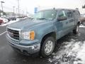 Front 3/4 View of 2010 Sierra 1500 SLE Crew Cab 4x4