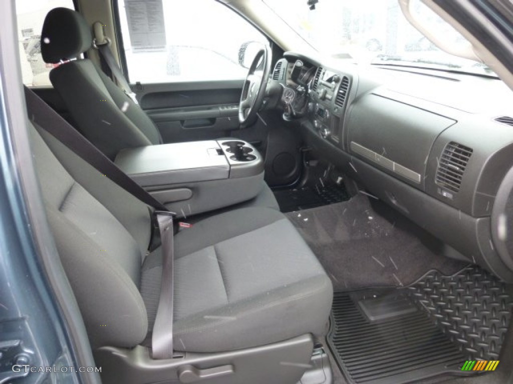 Ebony Interior 2010 GMC Sierra 1500 SLE Crew Cab 4x4 Photo #76795589