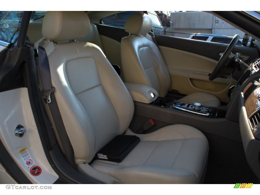 Ivory Interior 2010 Jaguar XK XKR Coupe Photo #76795775