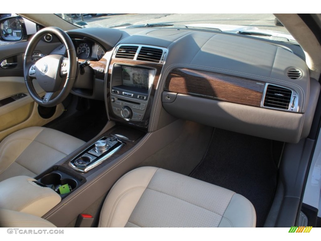 2010 Jaguar XK XKR Coupe Ivory Dashboard Photo #76795794