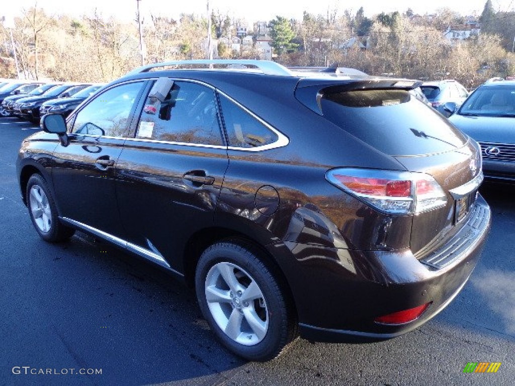 2013 RX 350 AWD - Fire Agate Pearl / Saddle Tan/Espresso Birds Eye Maple photo #2