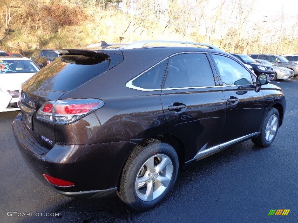 2013 RX 350 AWD - Fire Agate Pearl / Saddle Tan/Espresso Birds Eye Maple photo #3