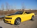 2012 Rally Yellow Chevrolet Camaro LT/RS Convertible  photo #1