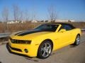 Rally Yellow 2012 Chevrolet Camaro LT/RS Convertible Exterior