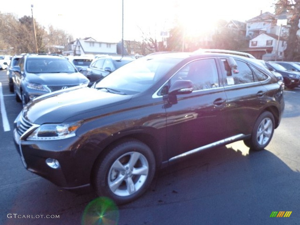 2013 RX 350 AWD - Fire Agate Pearl / Saddle Tan/Espresso Birds Eye Maple photo #7