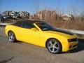 2012 Rally Yellow Chevrolet Camaro LT/RS Convertible  photo #9