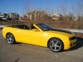 2012 Rally Yellow Chevrolet Camaro LT/RS Convertible  photo #11