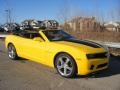 2012 Rally Yellow Chevrolet Camaro LT/RS Convertible  photo #13