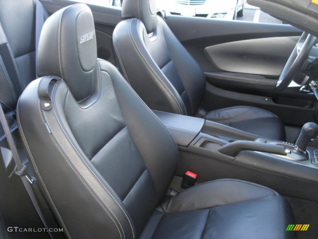 Black Interior 2012 Chevrolet Camaro LT/RS Convertible Photo #76797131