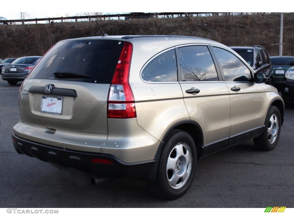 2009 CR-V LX 4WD - Borrego Beige Metallic / Ivory photo #5