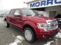 2013 Ruby Red Metallic Ford F150 Platinum SuperCrew 4x4  photo #2