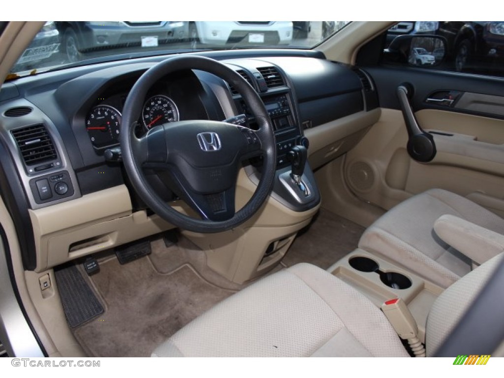 Ivory Interior 2009 Honda CR-V LX 4WD Photo #76797932