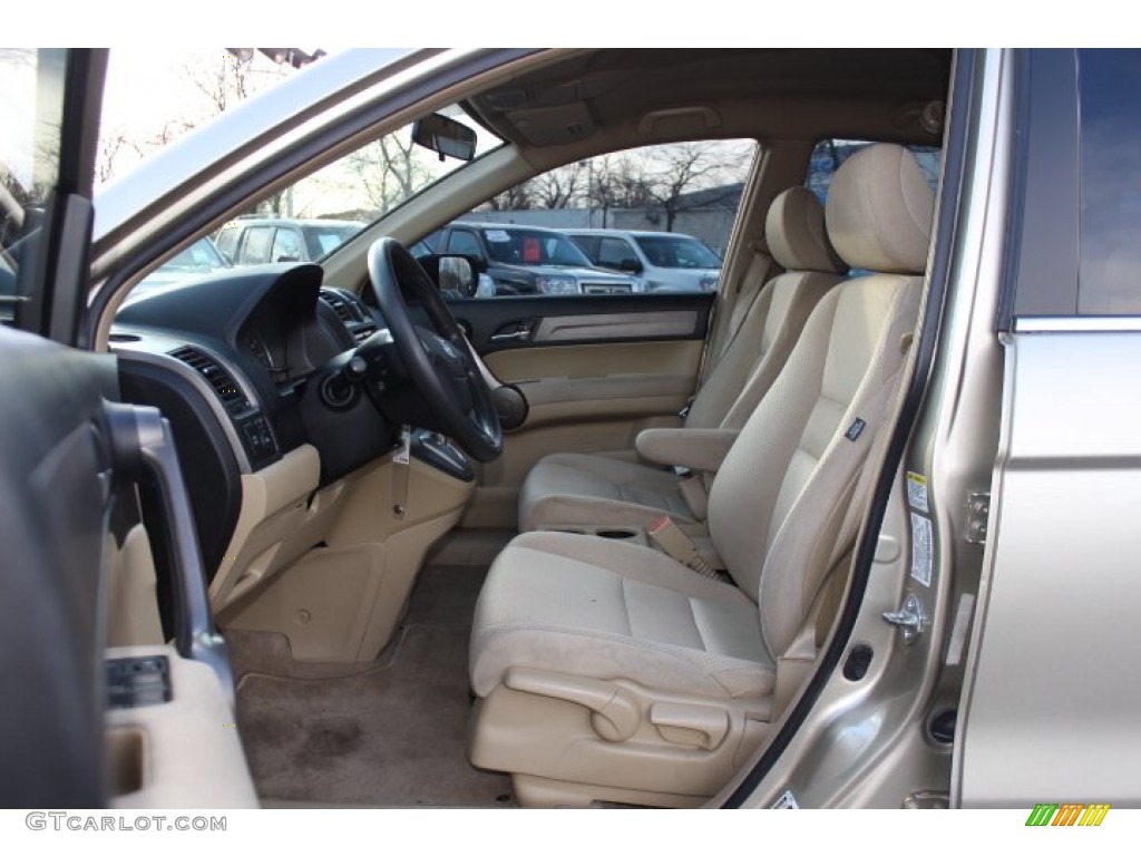 2009 CR-V LX 4WD - Borrego Beige Metallic / Ivory photo #11