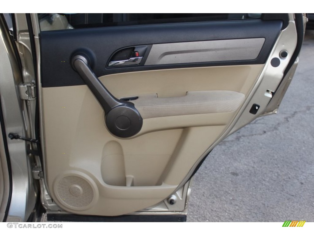 2009 CR-V LX 4WD - Borrego Beige Metallic / Ivory photo #18