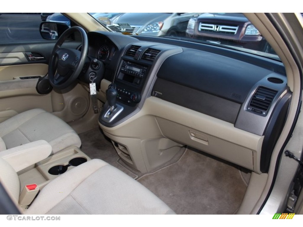 2009 CR-V LX 4WD - Borrego Beige Metallic / Ivory photo #21