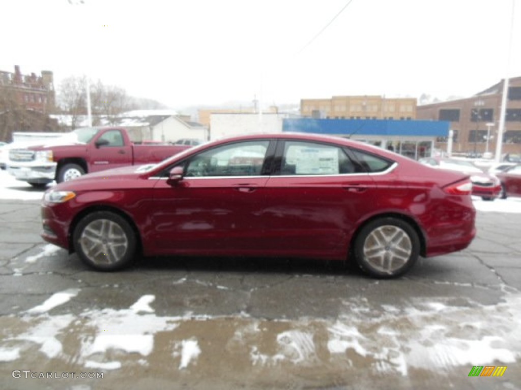 2013 Fusion SE 1.6 EcoBoost - Ruby Red Metallic / Charcoal Black photo #5