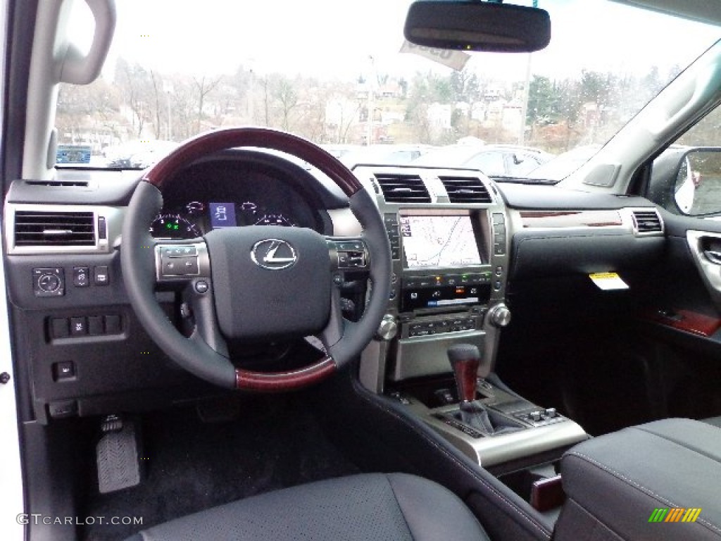 2013 Lexus GX 460 Black/Auburn Bubinga Dashboard Photo #76798503