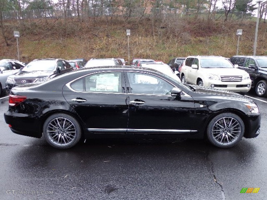 Obsidian Black 2013 Lexus LS 460 F Sport AWD Exterior Photo #76798718