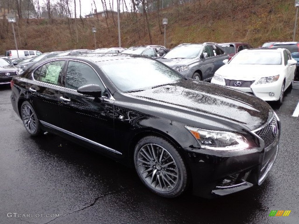 Obsidian Black 2013 Lexus LS 460 F Sport AWD Exterior Photo #76798739