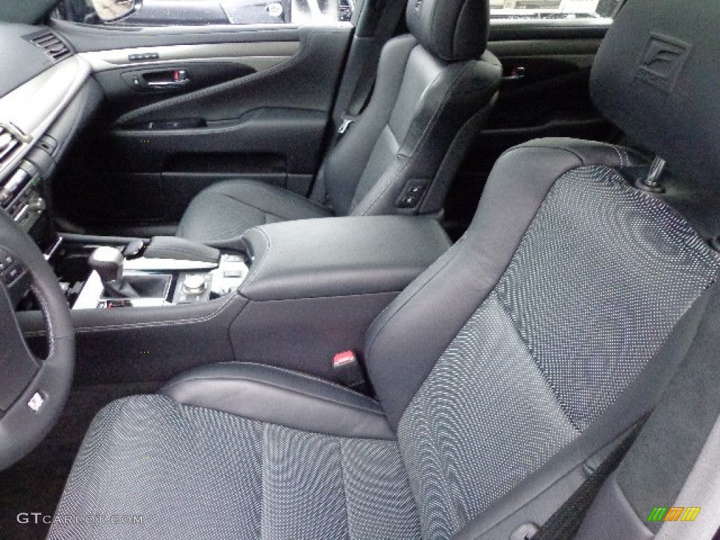 F Sport Black w/White Perf. Genuine Aluminum Interior 2013 Lexus LS 460 F Sport AWD Photo #76798802