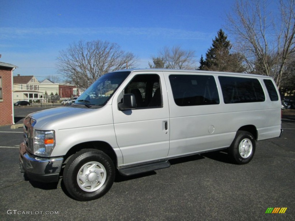 2008 E Series Van E350 Super Duty XLT 15 Passenger - Silver Metallic / Medium Flint photo #3