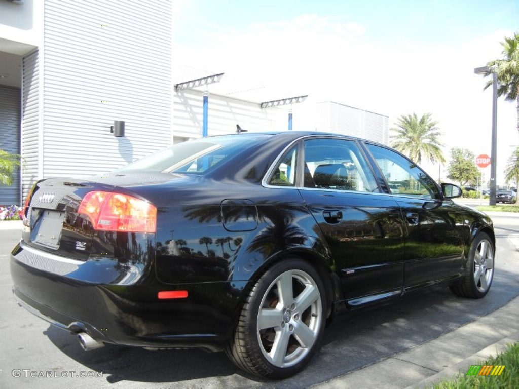 2007 A4 3.2 quattro Sedan - Brilliant Black / Ebony photo #6