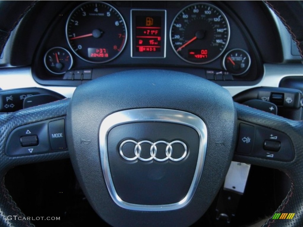 2007 A4 3.2 quattro Sedan - Brilliant Black / Ebony photo #27