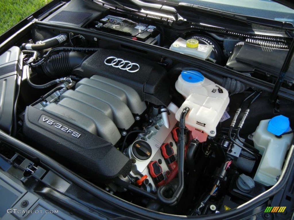 2007 Audi A4 3.2 quattro Sedan Engine Photos