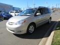 2010 Silver Shadow Pearl Toyota Sienna XLE  photo #3