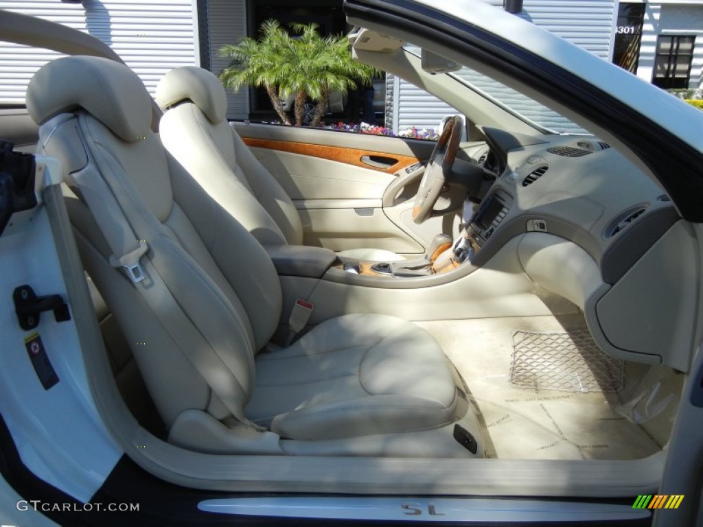 Stone Interior 2005 Mercedes-Benz SL 500 Roadster Photo #76800335