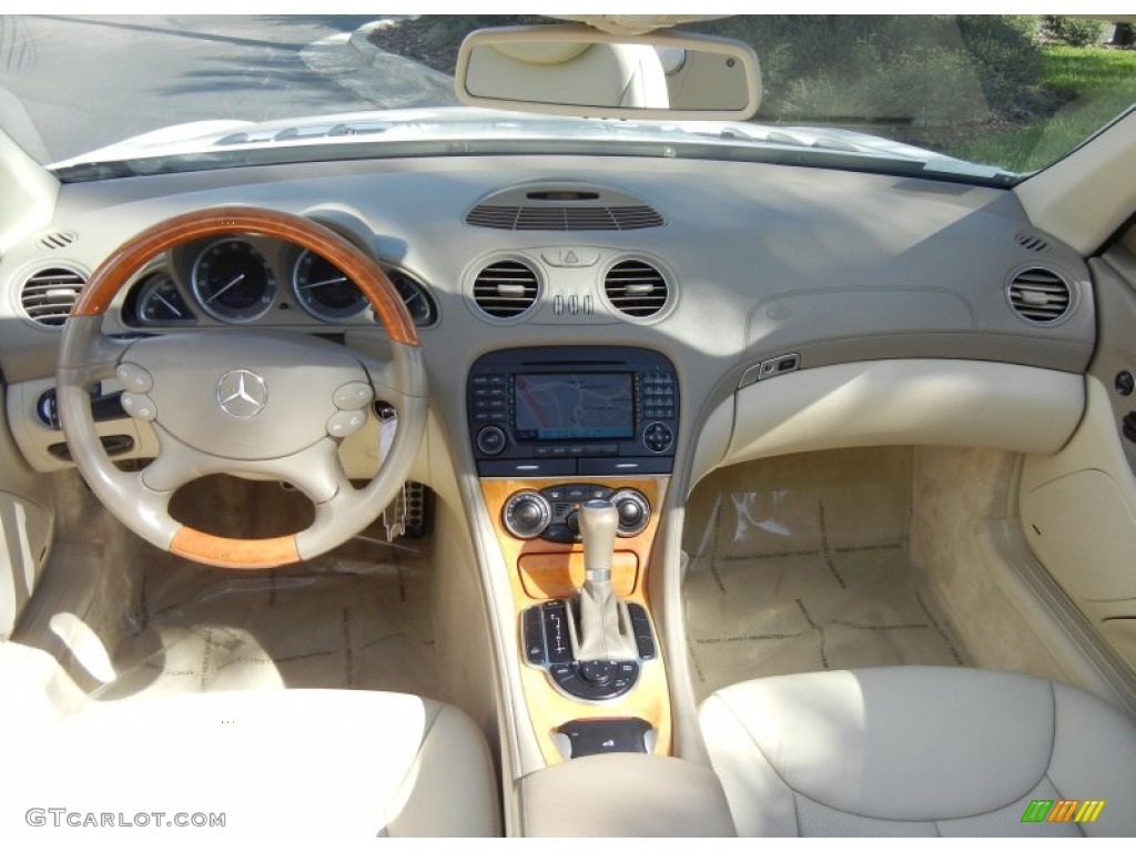 2005 Mercedes-Benz SL 500 Roadster Stone Dashboard Photo #76800365