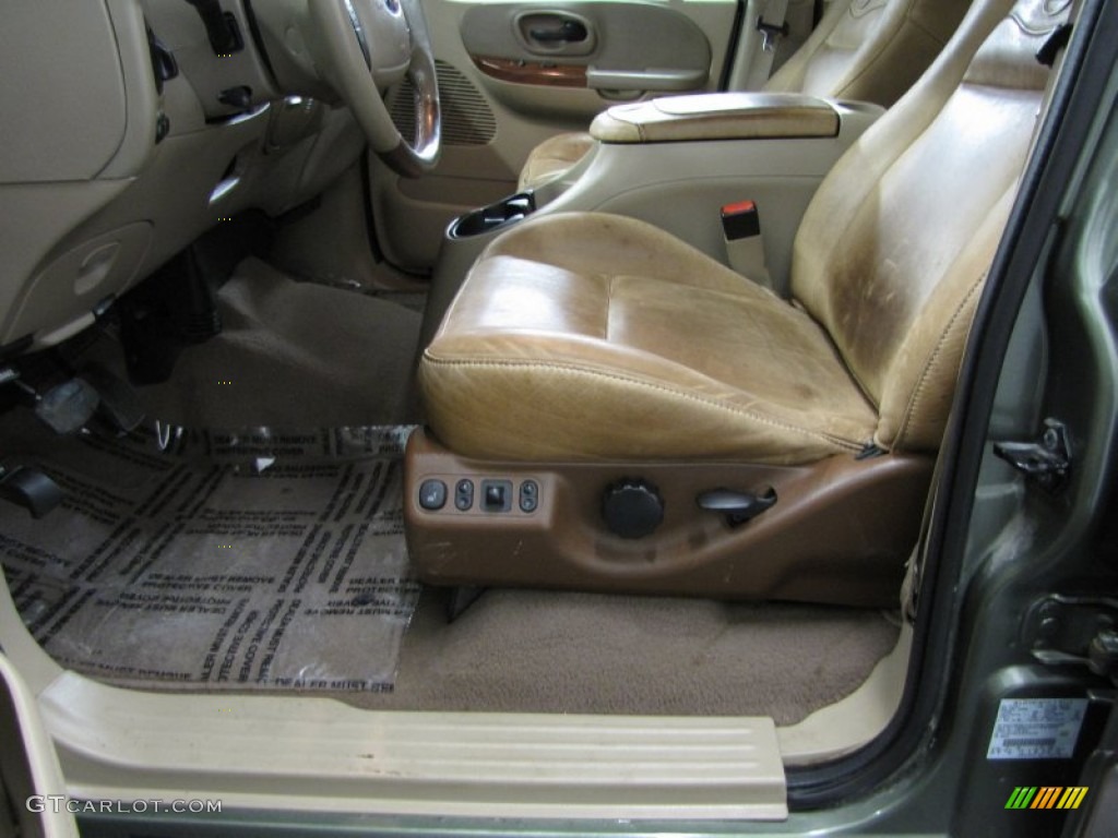 2003 F150 King Ranch SuperCrew 4x4 - Estate Green Metallic / Castano Brown Leather photo #6