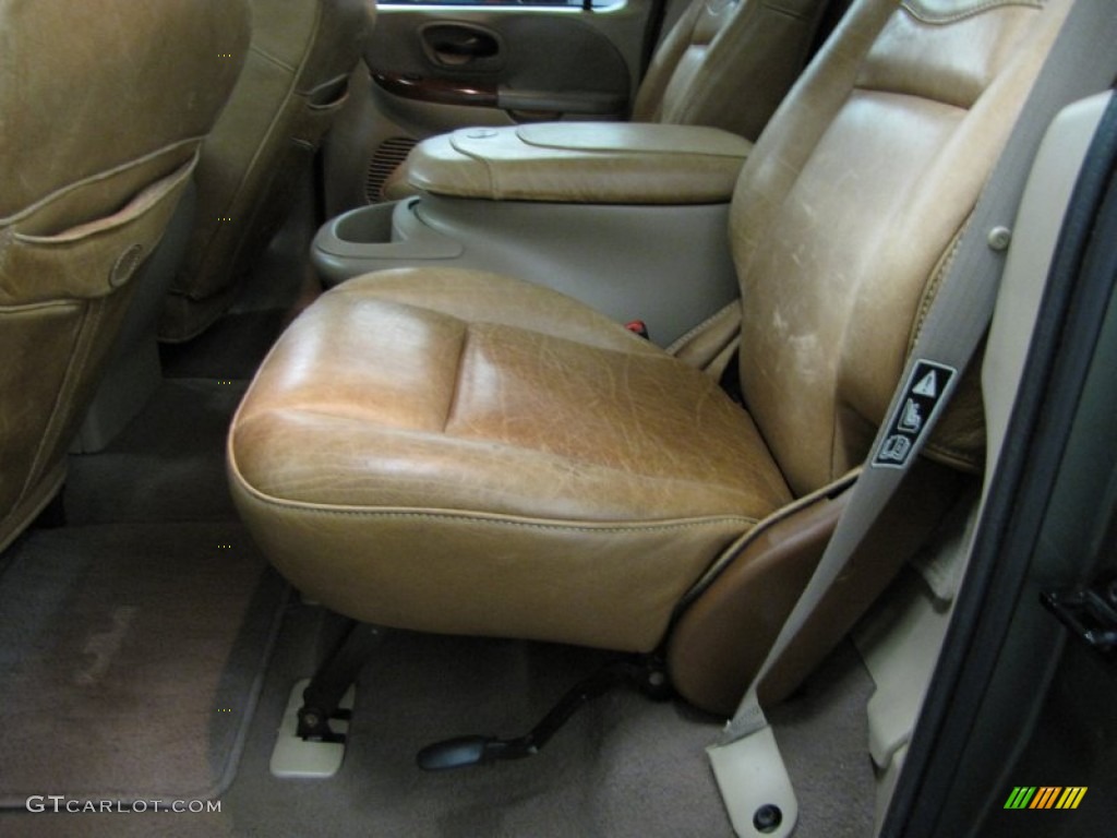 2003 F150 King Ranch SuperCrew 4x4 - Estate Green Metallic / Castano Brown Leather photo #7