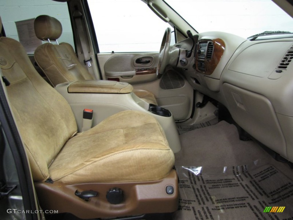 2003 F150 King Ranch SuperCrew 4x4 - Estate Green Metallic / Castano Brown Leather photo #9