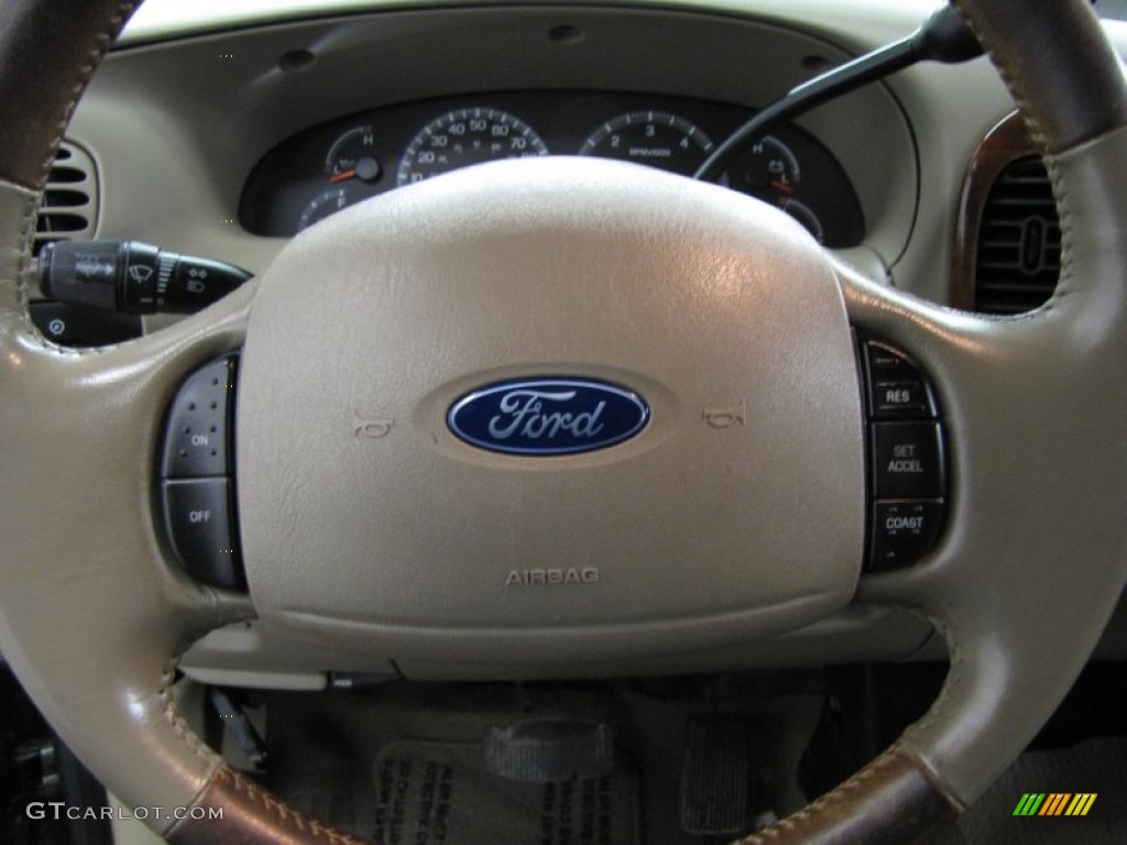 2003 F150 King Ranch SuperCrew 4x4 - Estate Green Metallic / Castano Brown Leather photo #16