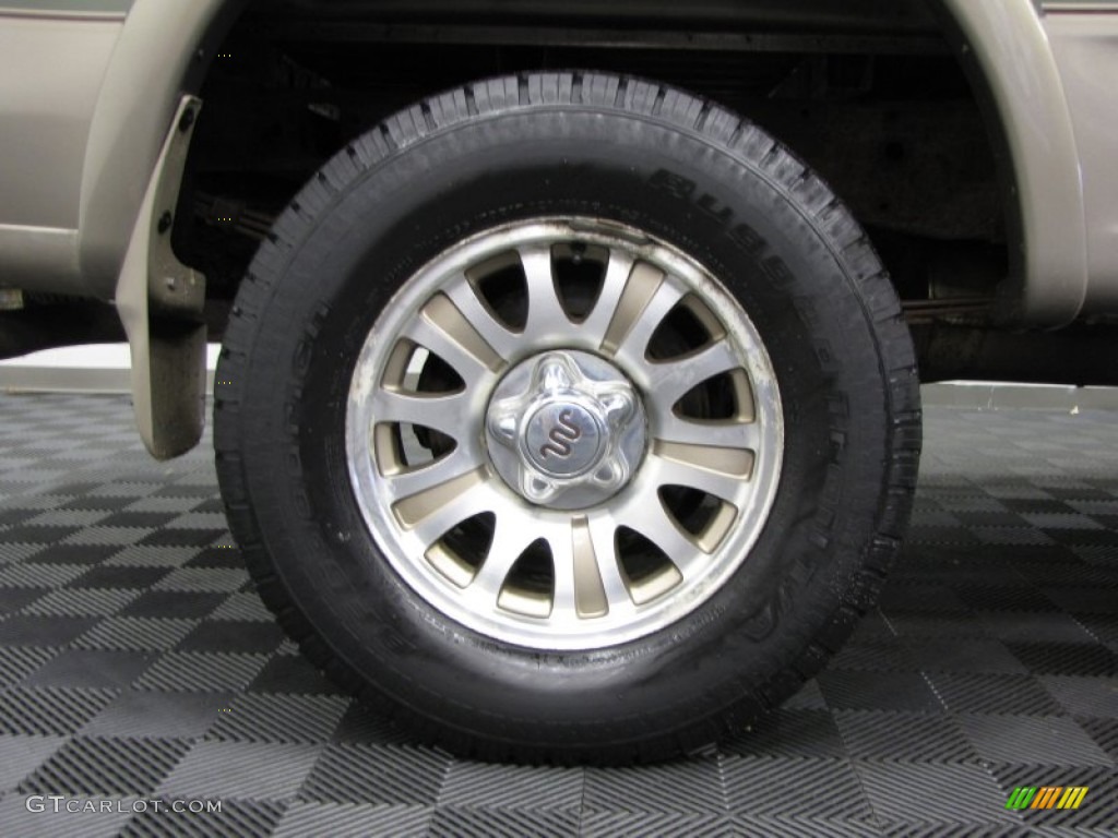 2003 F150 King Ranch SuperCrew 4x4 - Estate Green Metallic / Castano Brown Leather photo #26