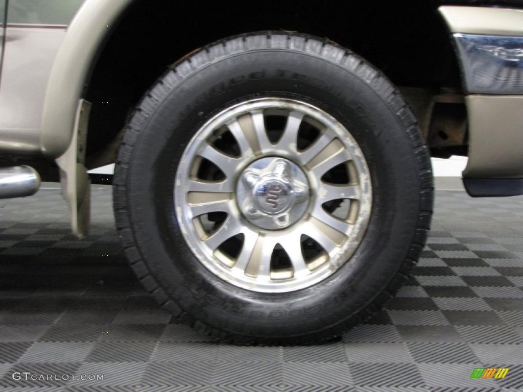 2003 F150 King Ranch SuperCrew 4x4 - Estate Green Metallic / Castano Brown Leather photo #27