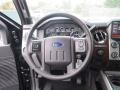 2013 Ford F350 Super Duty Black Interior Steering Wheel Photo