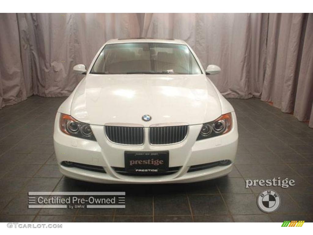 2006 3 Series 330xi Sedan - Alpine White / Black photo #6