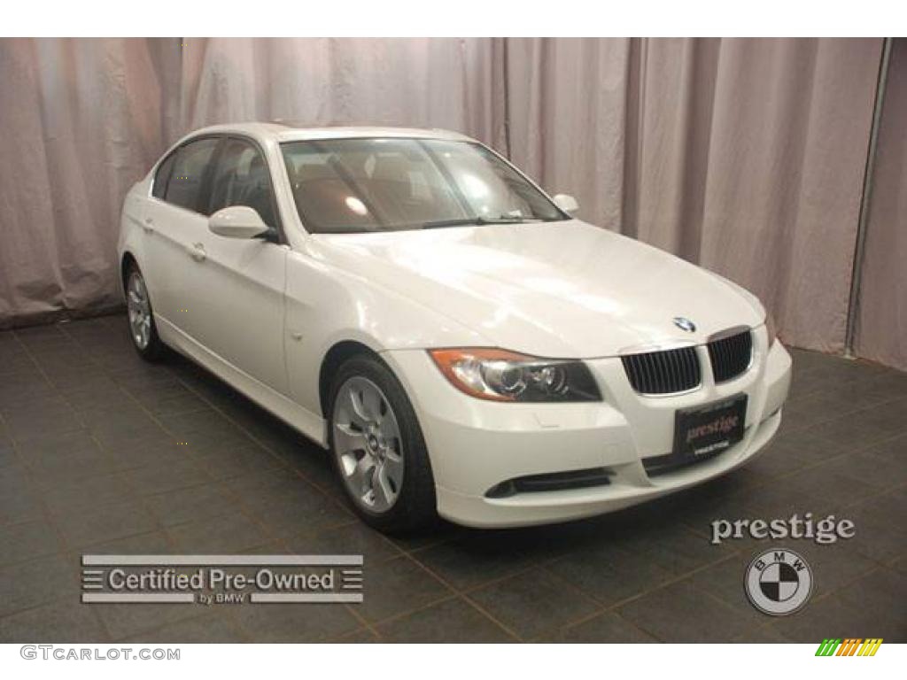 2006 3 Series 330xi Sedan - Alpine White / Black photo #7