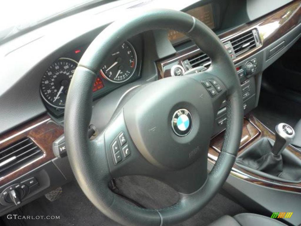 2006 3 Series 330i Sedan - Titanium Silver Metallic / Black photo #23