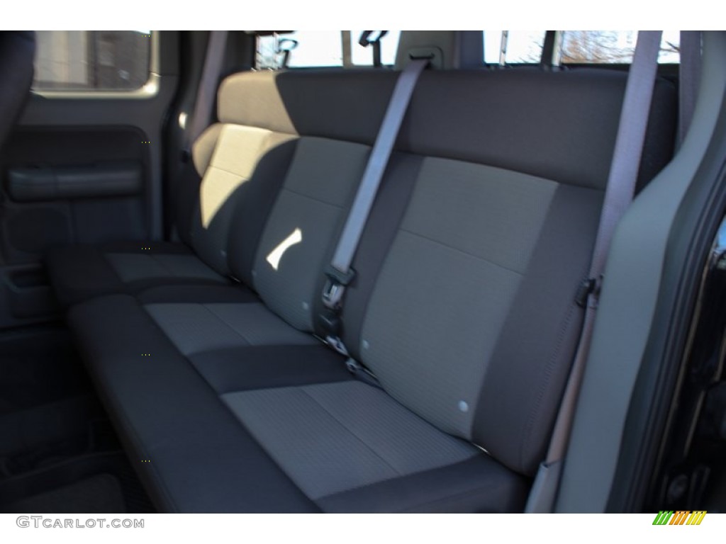 2004 F150 STX SuperCab 4x4 - Black / Medium/Dark Flint photo #17