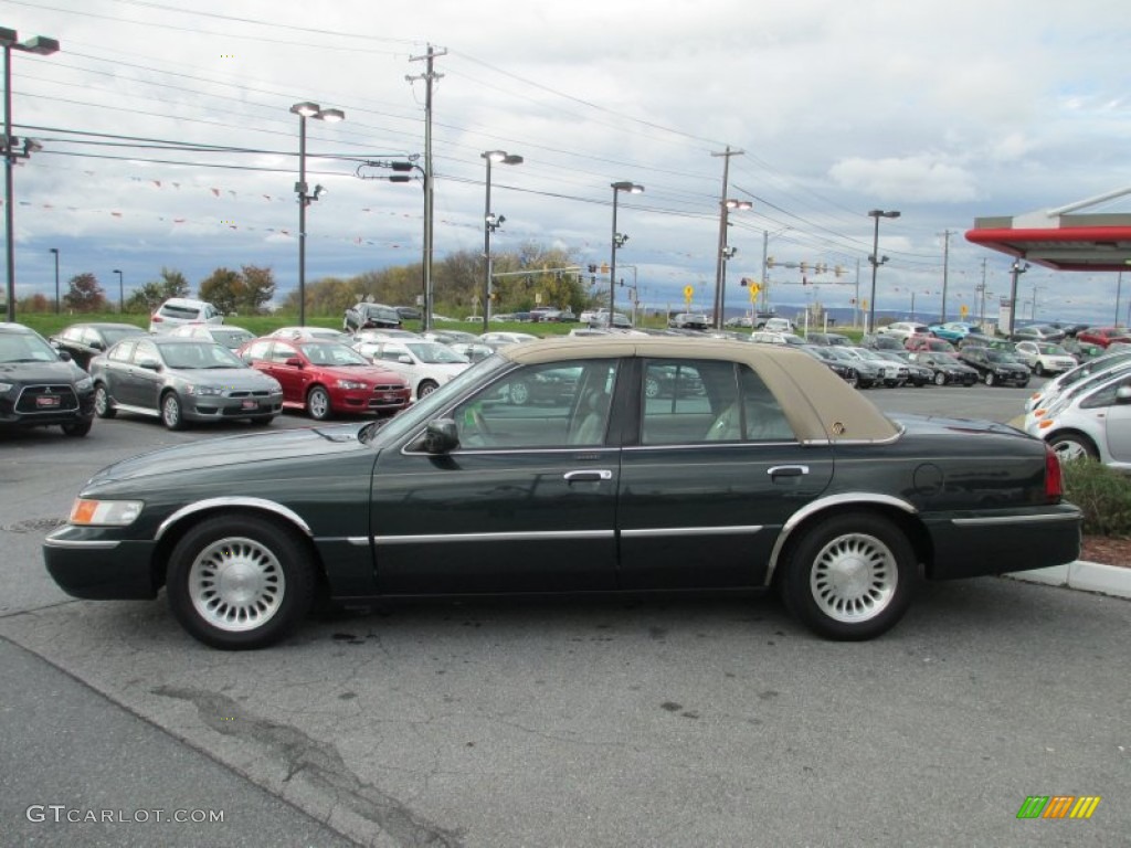 2002 Grand Marquis LS - Aspen Green Metallic / Medium Parchment photo #4